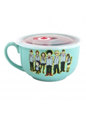 Bol à ramen My Hero Academia avec couvercle et poignée 532 ml