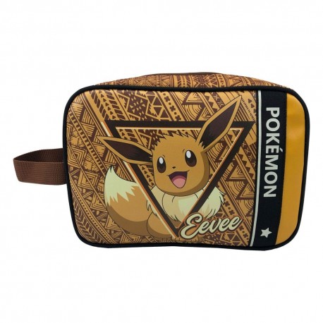 Trousse de toilette Pokémon Eevee en polyester marron