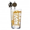 Copo Tumbler Marvel com palhas metálicas 485 ml