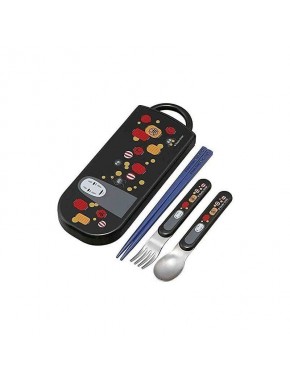 Set de baguettes, cuillère et fourchette No Face.