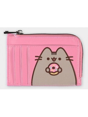 Porte-cartes rose Pusheen