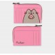 Porte-cartes rose Pusheen