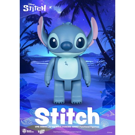 Cofrinho de vinil Stitch de 30 cm da Beast Kingdom