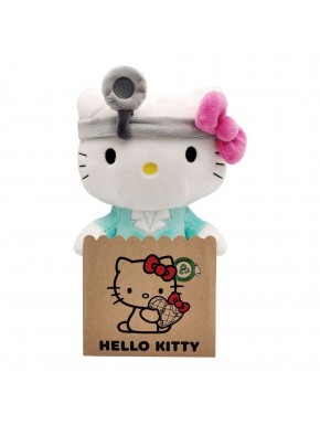 Peluche Hello Kitty Docteur 24 cm Sanrio