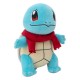 Peluche Squirtle Pokémon avec écharpe rouge, 20 cm
