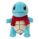 Peluche Squirtle Pokémon avec écharpe rouge, 20 cm