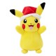 Peluche Pikachu con gorro de Navidad de 20 cm