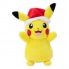 Peluche Pokémon Pikachu com Chapéu de Natal 20 cm