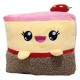 Peluche Yummis Cake 22 cm en forme de gâteau