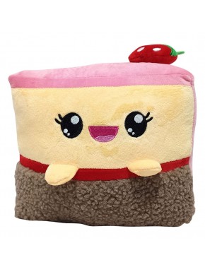 Peluche Yummis Cake 22 cm en forme de gâteau