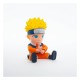 Tirelire Naruto Uzumaki 15 cm avec tenue orange et bandeau.