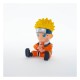 Tirelire Naruto Uzumaki 15 cm avec tenue orange et bandeau.