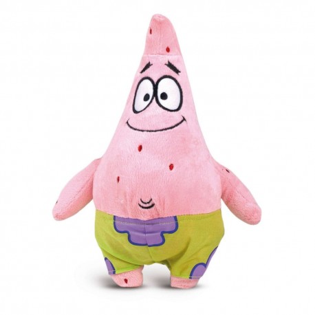 Peluche Patrick Star 27 cm de Bob Esponja con pantalones verdes