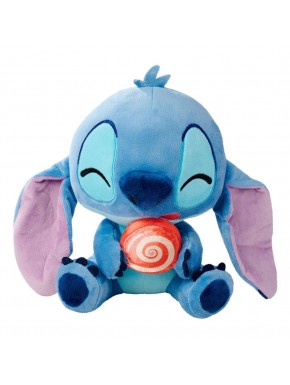 Peluche de Stitch con piruleta, Disney, 25 cm
