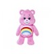Peluche rose Cheer Bear 60 cm avec arc-en-ciel sur le ventre