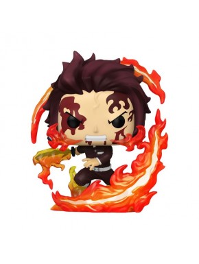 Figura Funko POP! Tanjiro Kamado com chamas