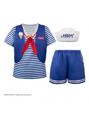 Déguisement complet Scoops Ahoy Robin Stranger Things
