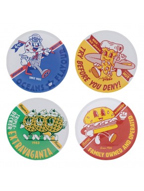 Conjunto de 4 porta-copos com tema Stranger Things