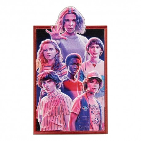 Lingote de metal edição limitada Stranger Things com personagens