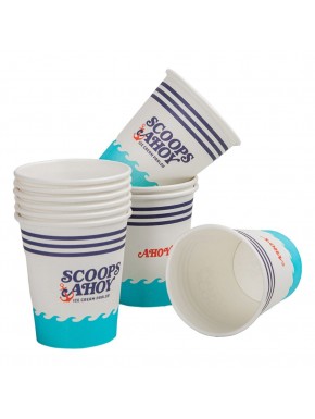 Gobelets en papier Scoops Ahoy Stranger Things, ensemble de 24