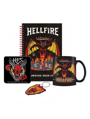Conjunto de presente Stranger Things Hellfire Club