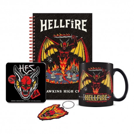 Conjunto de presente Stranger Things Hellfire Club
