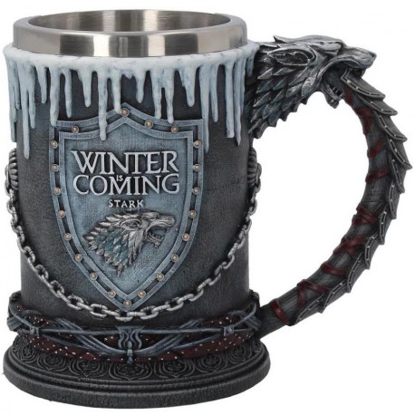 Jarra Deluxe Juego de Tronos Stark Winter is Coming