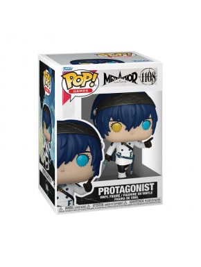 Figurine en vinyle Funko POP! Protagonist avec cheveux bleus de Metaphor: ReFantazio