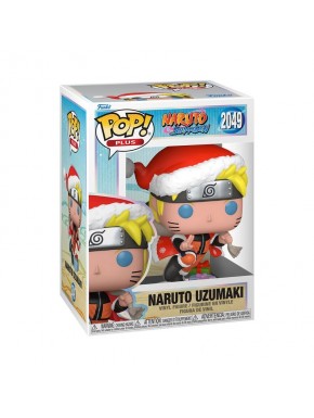 Figurine Funko Pop Naruto Uzumaki avec chapeau de Noël