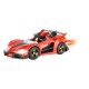 Coche RC Shadow de Sonic rojo y negro