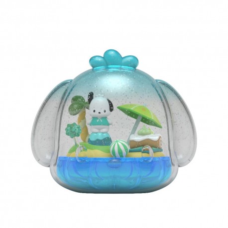 Diorama Sanrio Kandyland Pochacco em traje de praia