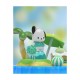 Diorama Sanrio Kandyland Pochacco em traje de praia