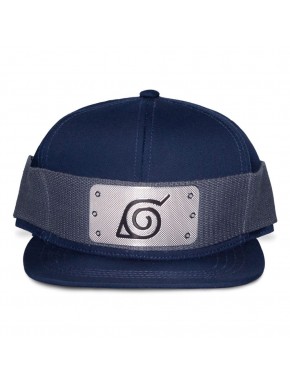 Gorra Snapback azul de Naruto Shippuden con logo