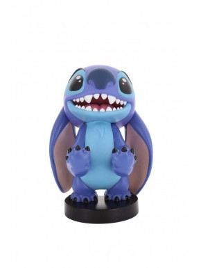 Suporte Smiley Stitch 21 cm segurando controle e celular