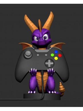 Soporte Cable Guys de Spyro de 20 cm sosteniendo mando de videojuegos