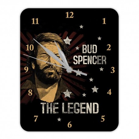 Relógio de parede de metal Bud Spencer The Legend