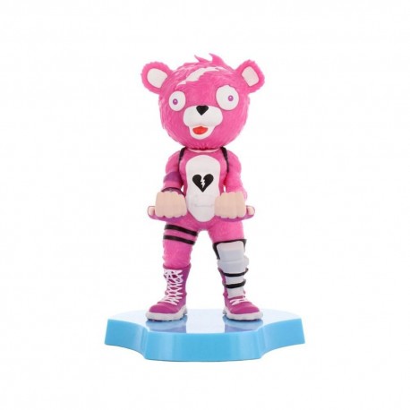 Figurine Cuddle Team Leader Fortnite tenant un téléphone