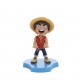 Support de figurine Luffy de One Piece pour téléphone et écouteurs