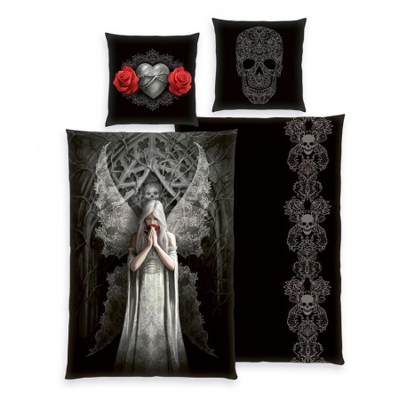 Roupa de cama Anne Stokes com designs góticos
