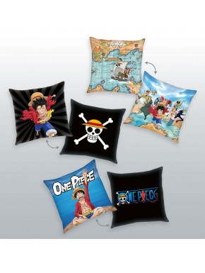 Pack de 3 almohadas One Piece con diseño de personajes