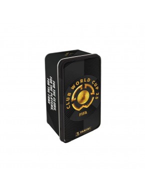 Expositor Panini FIFA Club World Cup 2025 negro y dorado