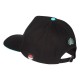 Casquette noire Bulbizarre Pokémon avec design brodé
