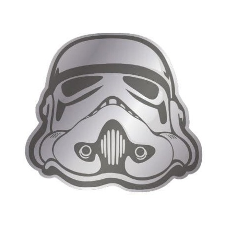 Espelho de parede em forma de capacete de Stormtrooper