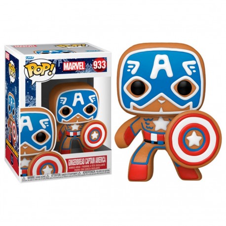 Funko Pop Captain America pain d'épices Noël
