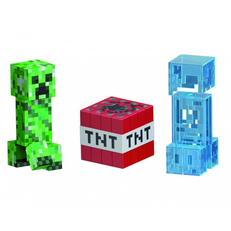 Figura Creeper Minecraft con bloques de TNT