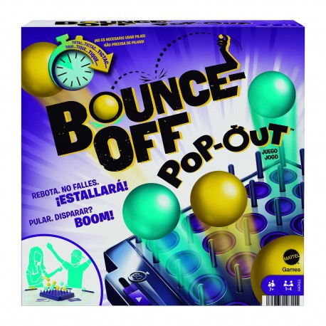 Boîte du jeu de société Bounce-Off Pop-Out