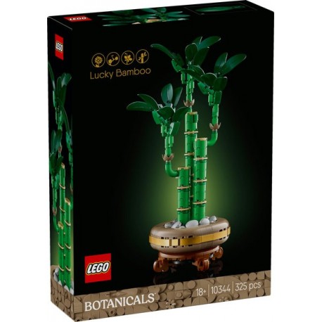 Kit de construcción LEGO Botanical Bambú de la Suerte 10344