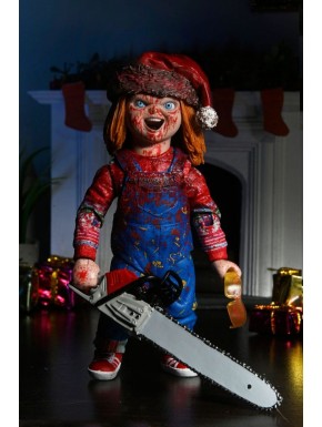 Figura Chucky Edición Navideña con accesorios