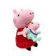 Peluche Peppa Pig avec bébé de 25 cm