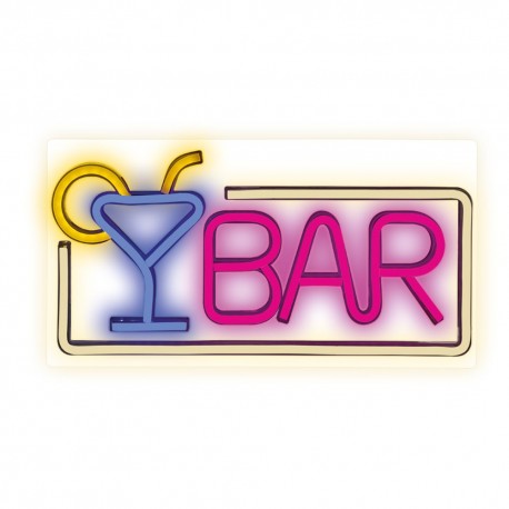 Lámpara neon LED BAR con diseño moderno